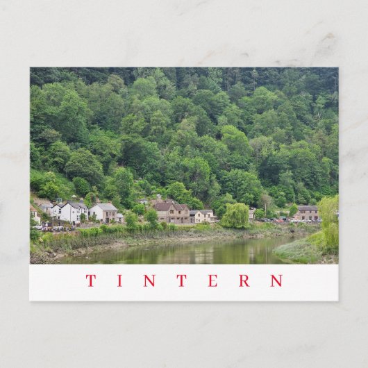 Tintern dorpszicht ansichtkaart briefkaart (Voorkant)