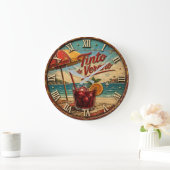 Tinto de Verano Spanish Mediterranean Beach Decor Grote Klok (Huis)