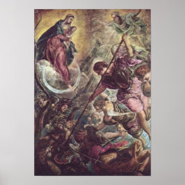 Tintoretto – Archangel Michael Fights Satan Poster