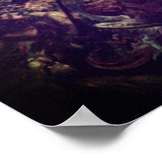 Tintoretto - Archangel Michael Fights Satan Poster (Hoek)