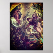 Tintoretto - Archangel Michael Fights Satan Poster (Voorkant)