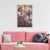 Tintoretto Crescent Moon Madonna Maria Apocalypse Canvas Afdruk (Insitu (Woonkamer))