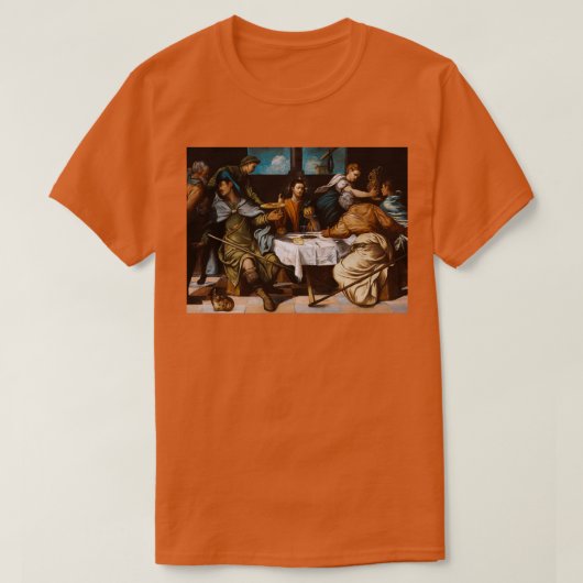 Tintoretto Jacopo Robusti quotThe Supper in Emmaus T-shirt (Design voorkant)