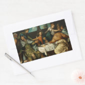 Tintoretto - The Supper in Emmaus Rechthoekige Sticker (Envelop)
