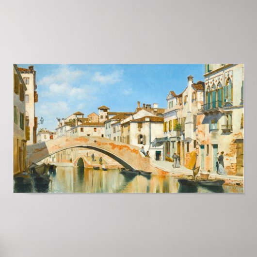 Tintoretto's House, Venetië (1874) Poster (Voorkant)