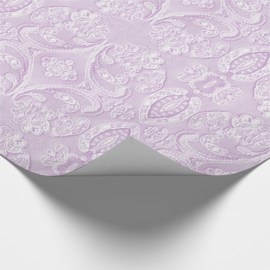 Tints of Lavender  Lace Cadeaupapier (Hoek)