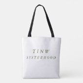 TINW SISTERHOOD Canvas tas (Achterkant)