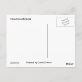 Tiny Amberina Cone Pet Paddestoel Briefkaart (Achterkant)