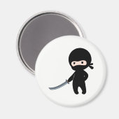 Tiny Angry Ninja Magneet (Voorkant / Achterkant)