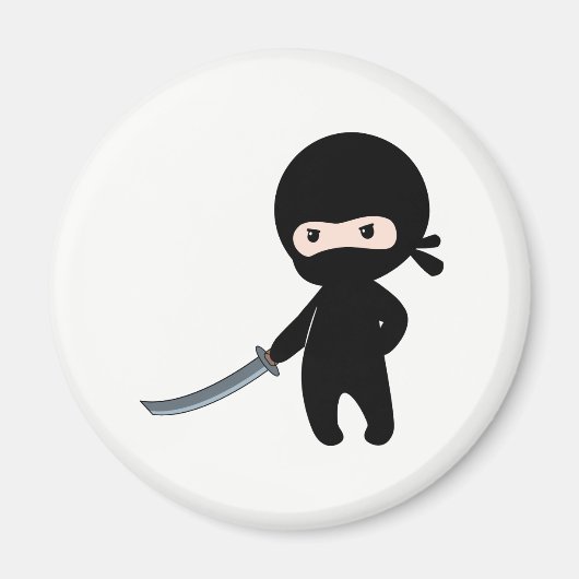 Tiny Angry Ninja Magneet (Voorkant)