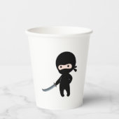 Tiny Angry Ninja Papieren Bekers (Voorkant)