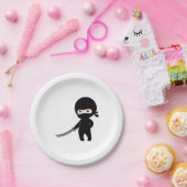Tiny Angry Ninja Papieren Bordje (Feest)