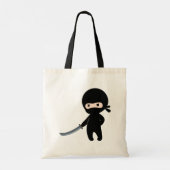 Tiny Angry Ninja Tote Bag (Achterkant)
