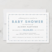 Tiny Archer Arrow Modern Boy Baby shower Uitnodige Kaart (Voorkant)