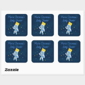 Tiny Astronaut Baby Shower Sticker -> Kleine Astro (Vel)