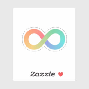 Tiny Autism Infinity Symbool Sticker