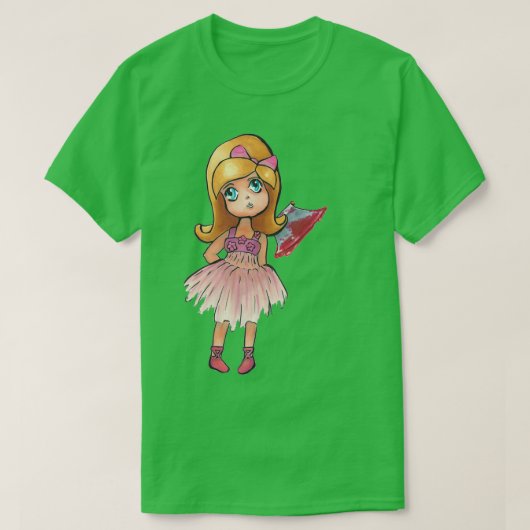 Tiny Ax Girl T-shirt (Design voorkant)