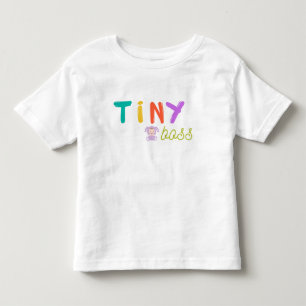 Tiny Baas Cute Bunny Outfit Kleurrijk Peuter T-Shi Kinder Shirts