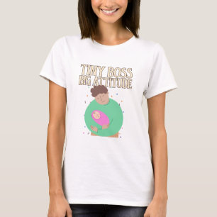 Tiny Baas, Grote Attitude Geweldig Ouderschap T-shirt