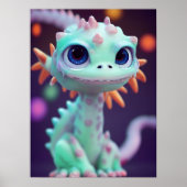 Tiny Baby Dragon Poster (Voorkant)