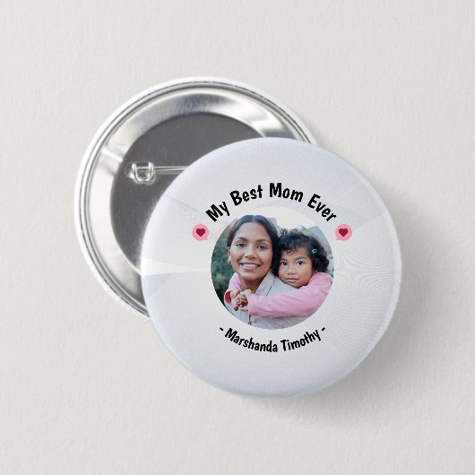 Tiny Badge, Big Love - Personaliseer deze Button n (Voorkant /achterkant)
