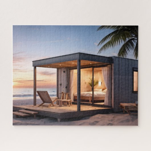 TINY BEACH HOUSE JIGSAW PUZZEL (Horizontaal)