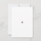 Tiny Bee Wedding Reply Card RSVP Kaartje (Achterkant)