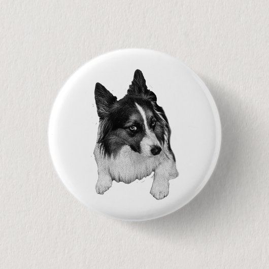 Tiny Bell Pup Speld Ronde Button 3,2 Cm (Voorkant)