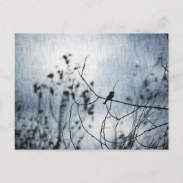 Tiny Bird Silhouette Postcard Briefkaart