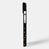 Tiny Black en Gold Polka Dot Handgemaakt Case-Mate iPhone Case (Achterkant / Links)