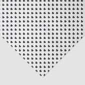 Tiny Black Hearts Valentijnsdag Cadeaupapier Tissuepapier (Detail)