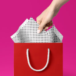 Tiny Black Hearts Valentijnsdag Cadeaupapier Tissuepapier