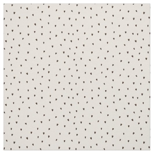 Tiny Black Hearts voor Light Stof (Swatch)