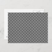 Tiny Black Polka Dot Pattern Briefkaart (Voorkant / Achterkant)