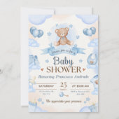 Tiny Blessing Baby Shower Elegant Ontwerp Kaart (Achterkant)