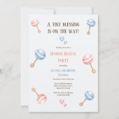 Tiny Blessing is op weg naar Gender Reveal Party Kaart (Voorkant)