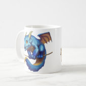 Tiny Blue Dragon Koffiemok (Voorkant links)
