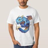 Tiny Blue Dragon T-shirt (Voorkant)