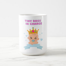 Tiny Boss in Charge - Bold Funny Peuter Koffiemok