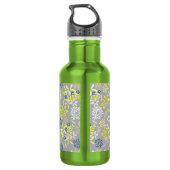 Tiny Bouquet Bloemen Grijs lavendel Waterfles (Achterkant)