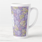 Tiny Bouquet Bloemen Lavendel Latte Mok (Rechts)