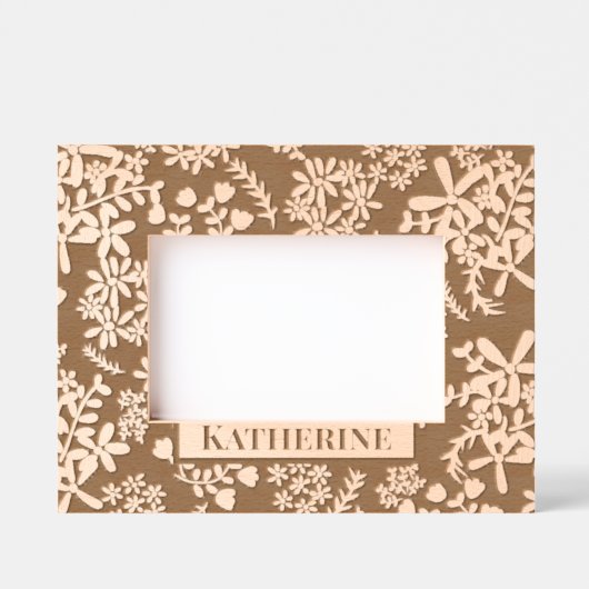 Tiny Bouquet Flowers Gegraveerde Lijstjes (Voorkant)