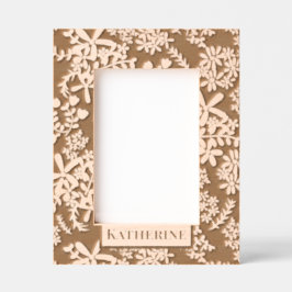 Tiny Bouquet Flowers Gegraveerde Lijstjes