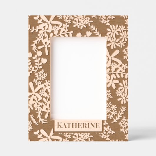 Tiny Bouquet Flowers Gegraveerde Lijstjes (Voorkant)