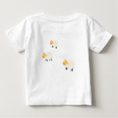 Tiny but Loved by Mom Baby T-Shirt (Achterkant)