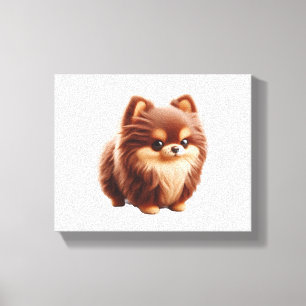 Tiny But Mighty – Chihuahua Attitude T-shirt Canvas Afdruk
