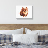 Tiny But Mighty – Chihuahua Attitude T-shirt Canvas Afdruk (Insitu (Slaapkamer))