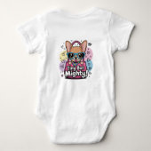 Tiny but Mighty Chihuahua Keychains & Lanyards Romper (Achterkant)