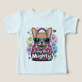 Tiny but Mighty Chihuahua Toddler Tops & T-Shirts
