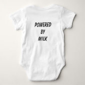 Tiny But Mighty Cute Funny Baby Bodysuit (Achterkant)